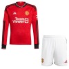 Maillot à Manches Longues Manchester United Domicile 2023-24 Pour Enfant